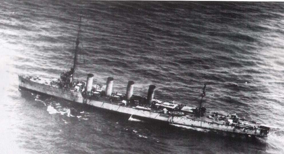 SMS Novara, part of the battle group that attacked the barrage Douglas Morris Harris was part of.